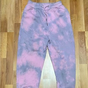 Purple/Pink Tiedye sweatpants